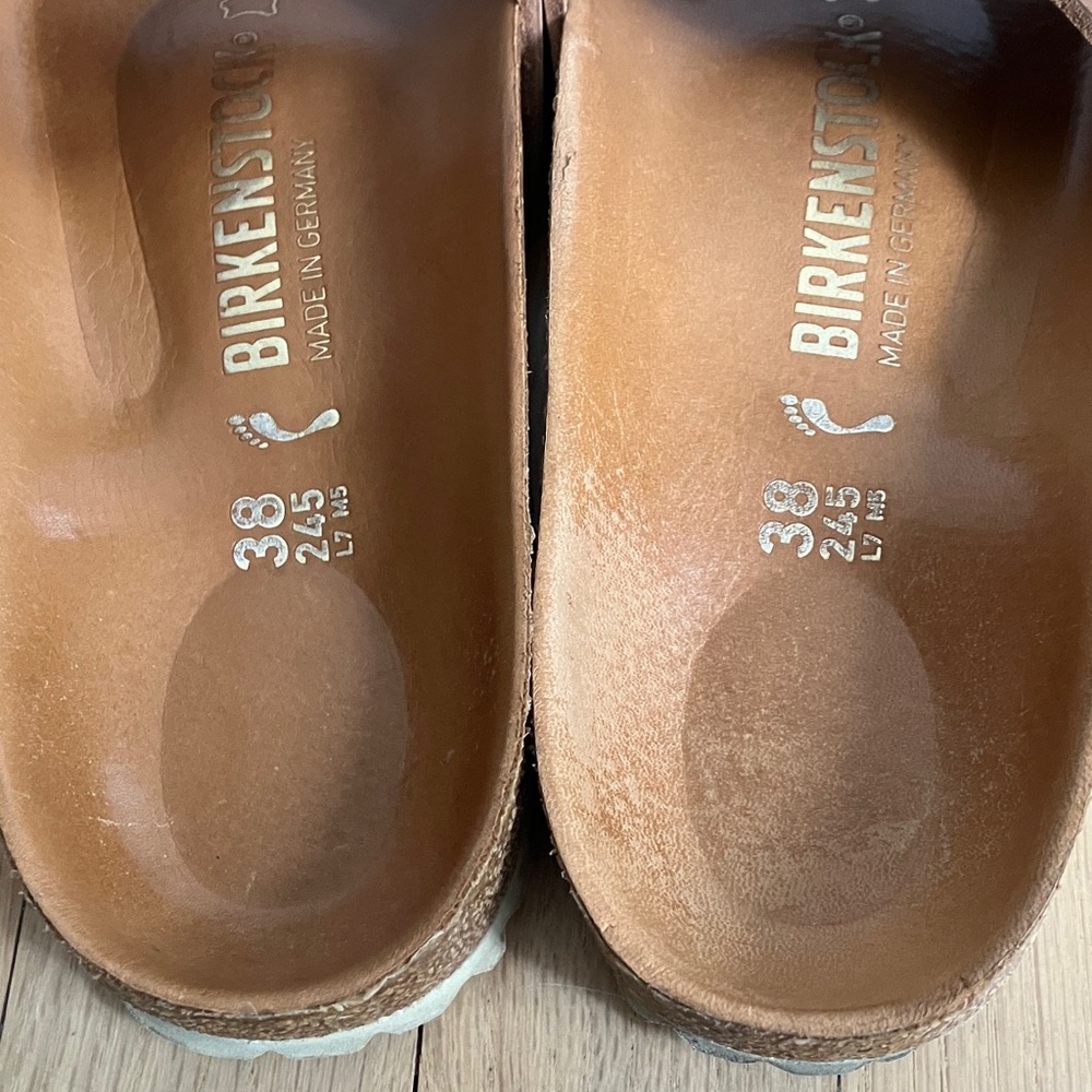 Birkenstock Brown Sandals 7 - Picture 4 of 5